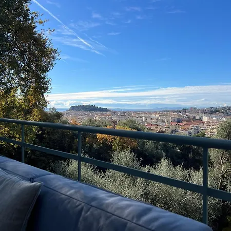 Golden Luxury&panoramic View Appartement Nice